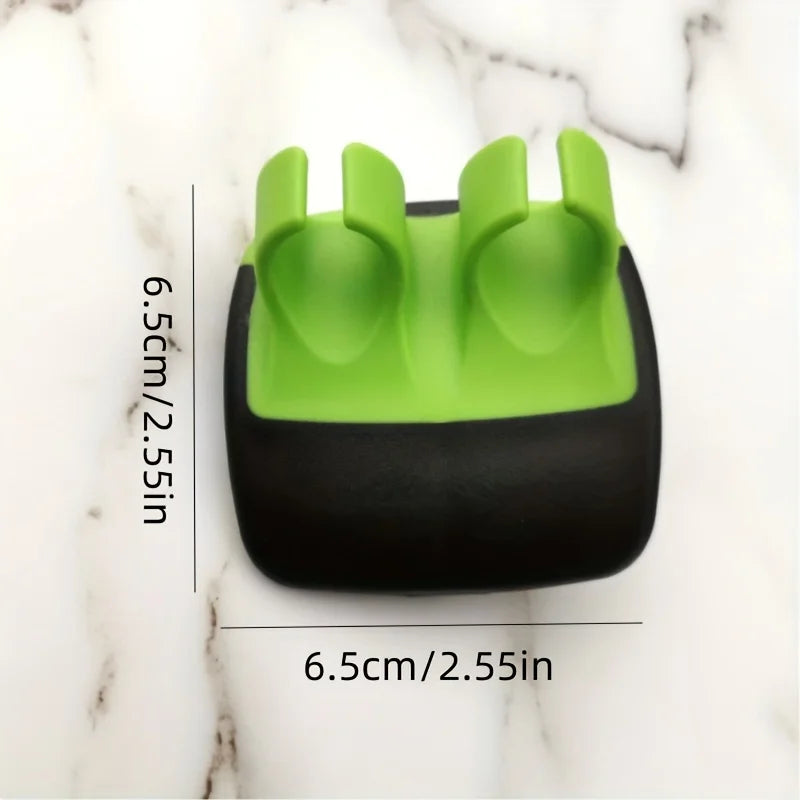 1PC Stainless Steel Handheld Vegetable Peeler with Rubber Finger Grip Comfortable Palm Peeler for Carrots And More
