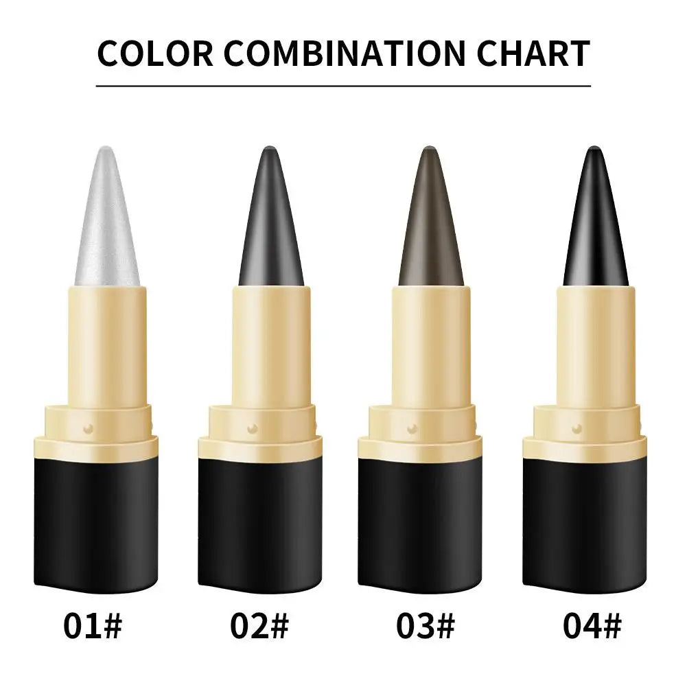 1PC Black Waterproof Eyeliner Cream Long-lasting Easy To Wear Eye Liner Gel Matte Quick Drying Eyeliner Pen Makeup Cosmetic