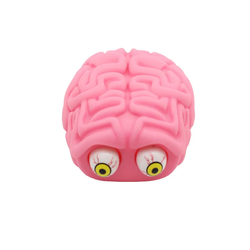 Anti Stress Flippy Brain Squishy Eye Popping Squeeze Fidget Toy Cool Stuff Kids ADHD Autism Anxiety Relief Toy