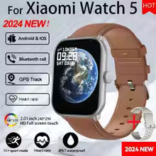 For Xiaomi Watch 5 Global Version Men Women HD AMOLED Display Heart Rate Bluetooth Call GPS Track Waterproof Sports Smart Watch