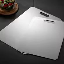 Stainless Steel Thickened Cutting Board Antibacterial Mildew-proof Kneading Dough Board Kitchen Fruit vegetable Cutting Board