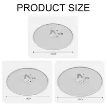 Stainless Steel Oil Proof Mesh Cooking Anti Splatter Split Guard Kitchen Gadget Splatter Proof Oil Cover Mesh Pot Lid Frying Pan
