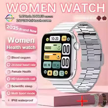 2025 New Nursing Grade Women AI Smart Diagnosis Smart Watch HRV+PPG Blood Pressure Heart Rate Health Monitor IP68 NFC Smartwatch