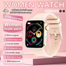 2025 New Nursing Grade Women AI Smart Diagnosis Smart Watch HRV+PPG Blood Pressure Heart Rate Health Monitor IP68 NFC Smartwatch