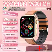2025 New Nursing Grade Women AI Smart Diagnosis Smart Watch HRV+PPG Blood Pressure Heart Rate Health Monitor IP68 NFC Smartwatch