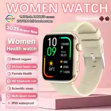 2025 New Nursing Grade Women AI Smart Diagnosis Smart Watch HRV+PPG Blood Pressure Heart Rate Health Monitor IP68 NFC Smartwatch