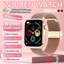 2025 New Nursing Grade Women AI Smart Diagnosis Smart Watch HRV+PPG Blood Pressure Heart Rate Health Monitor IP68 NFC Smartwatch