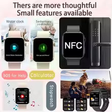 2025 New Nursing Grade Women AI Smart Diagnosis Smart Watch HRV+PPG Blood Pressure Heart Rate Health Monitor IP68 NFC Smartwatch