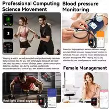 2025 New Nursing Grade Women AI Smart Diagnosis Smart Watch HRV+PPG Blood Pressure Heart Rate Health Monitor IP68 NFC Smartwatch