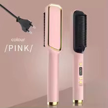 Electric Hot Comb Multifunctional Straight Hair Straightener Comb Negative Ion Anti-Scalding Styling Tool Straightening Brush