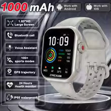 2025 New For Xiaomi Smart Watch Men Women 1.85-Inch HD AMOLED Full Touch Screen IP68 Waterproof Bluetooth Call SmartWatch Man