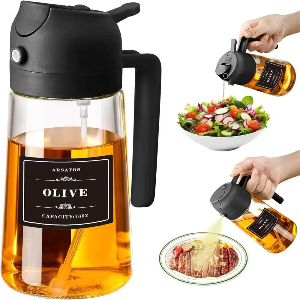 Oil Sprayer for Cooking, Kitchen 2 in 1 Spray