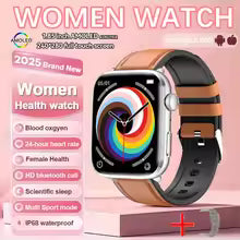 2025 New Nursing Grade Women AI Smart Diagnosis Smart Watch HRV+PPG Blood Pressure Heart Rate Health Monitor IP68 NFC Smartwatch