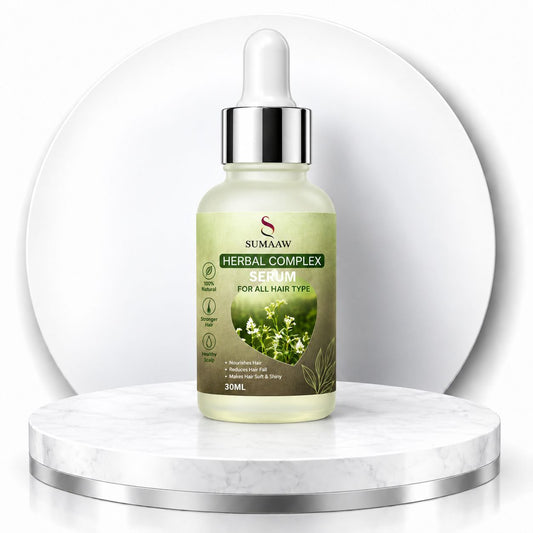 A 20mL dropper bottle of Sumaaw Herbal Complex Serum.